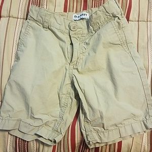 Khaki colored shorts